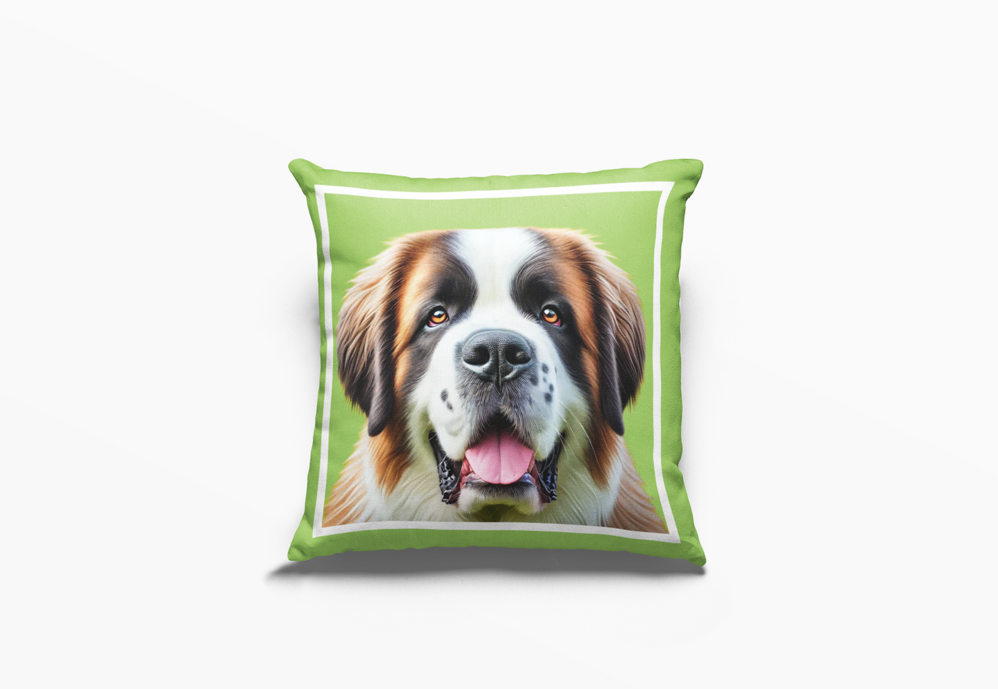 Pip en Pop Dekor Lig Groen St. Bernard Kussing