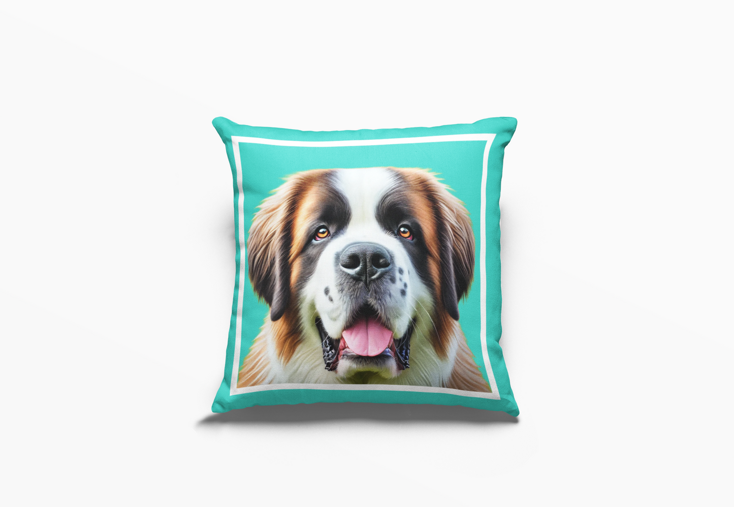 Pip en Pop Dekor Turkoois St. Bernard Kussing