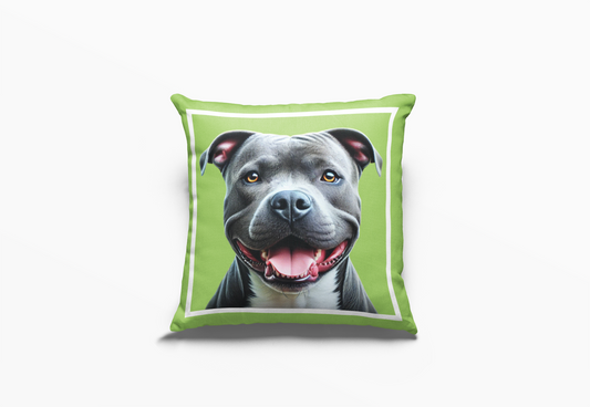 Pip en Pop Dekor Lig Groen Pitbull Kussing