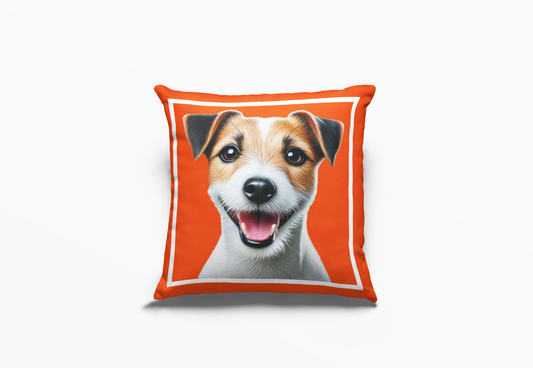 Pip en Pop Dekor Oranje Jack Russell Kussing