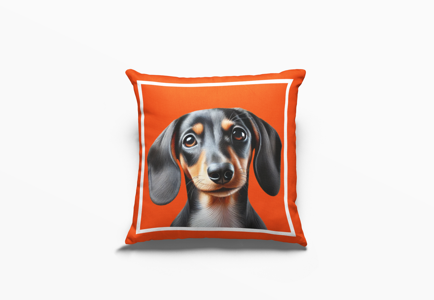 Pip en Pop Dekor Oranje Worshond Kussing