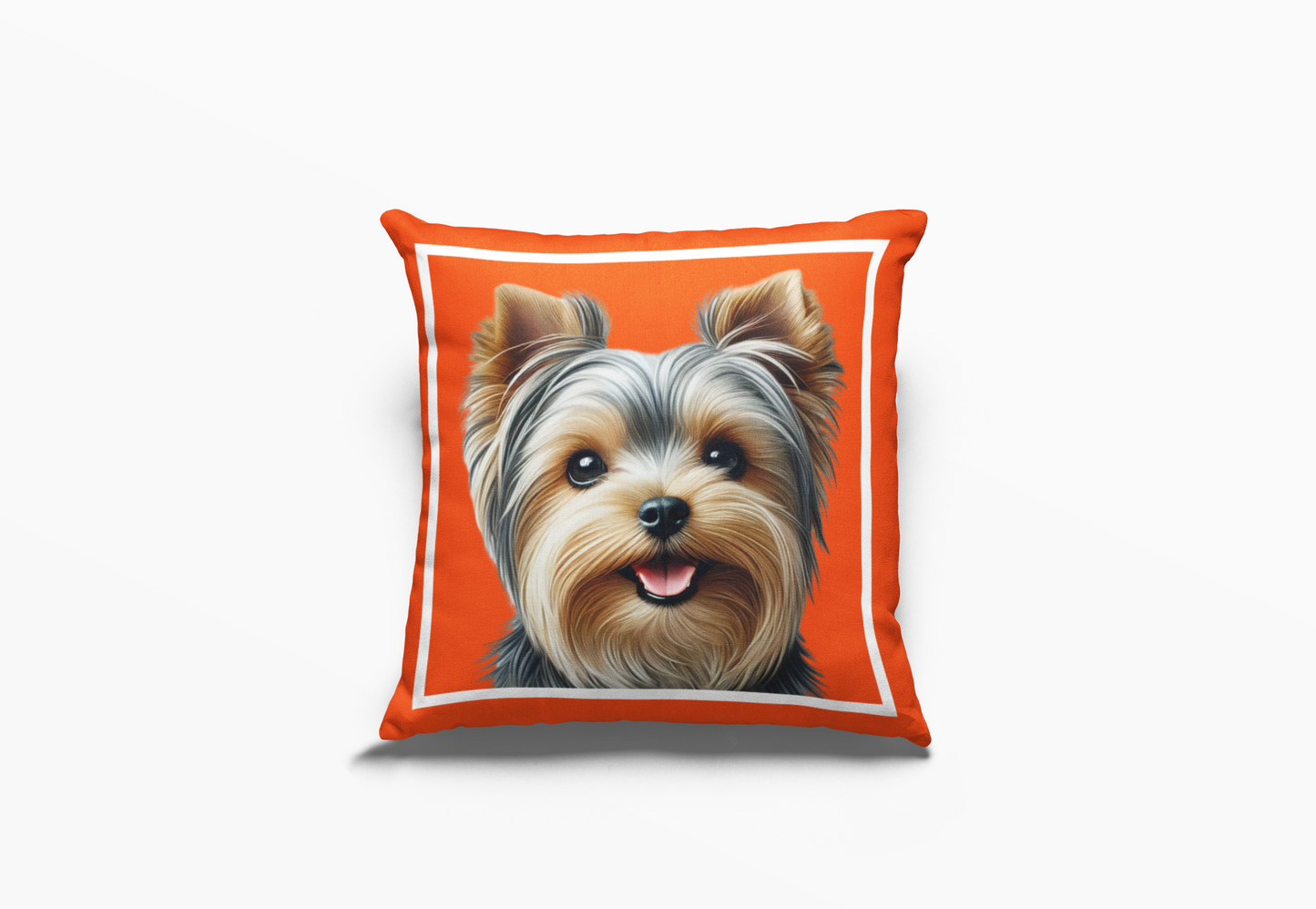 Pip en Pop Dekor Oranje Yorkie Kussing