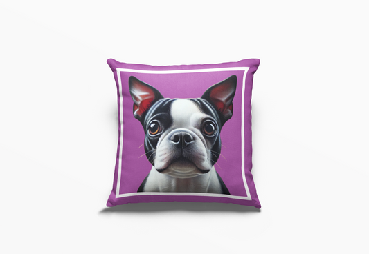 Pip en Pop Dekor Pers Boston Terrier  Kussing