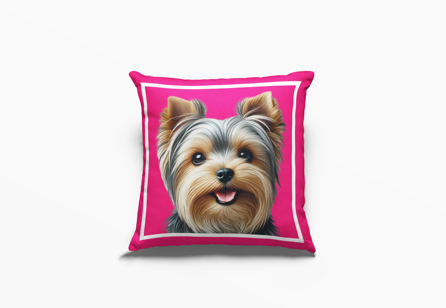 Pip en Pop Dekor Pink Yorkie Kussing