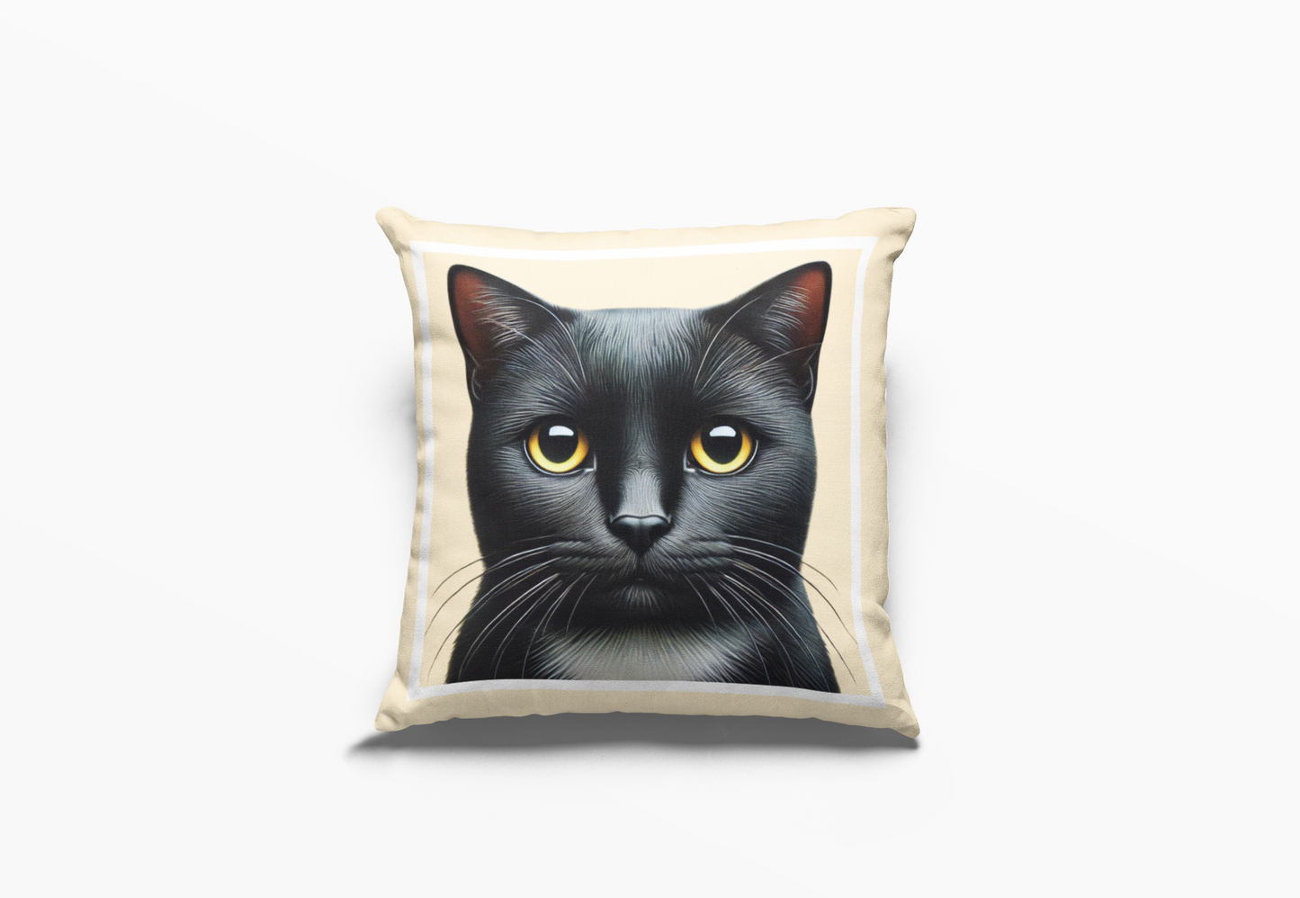Pip en Pop Dekor Room Swart Kat Kussing